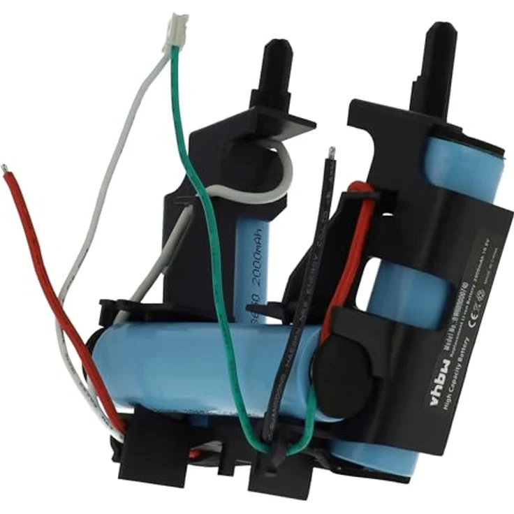 vhbw Akku kompatibel mit AEG 900940864, 900940866, AG3103, CX7, 900940852, AG3101 Staubsauger Schwarz Blau (2000mAh, 10,8V, Li-Ion) – Bild 3