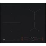 AEG TI64IB1BIZ Induktionskochfeld 60 cm, schnelles Aufheizen, Timer/Uhr, Pause/ReStart, Topferkennung, Touch-Control, Kindersicherung, schwarz