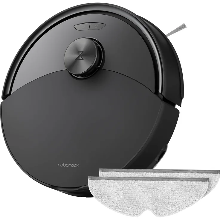 Roborock Q10 S5, Saugroboter mit 10000 Pa HyperForce Saugkraft, Dual Anti-Tangle System, Auto Lifting Mopping, ideal für Tierhaare, Teppiche und Hartböden