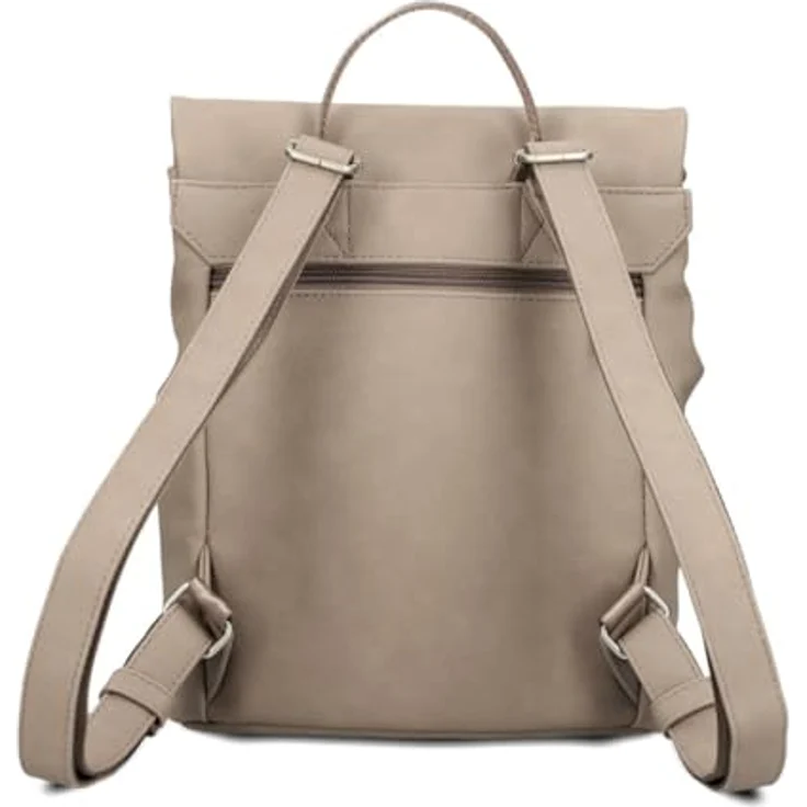 Zwei Mademoiselle.M City Rucksack, 29 cm, grau aus 100% Polyurethan – Bild 4
