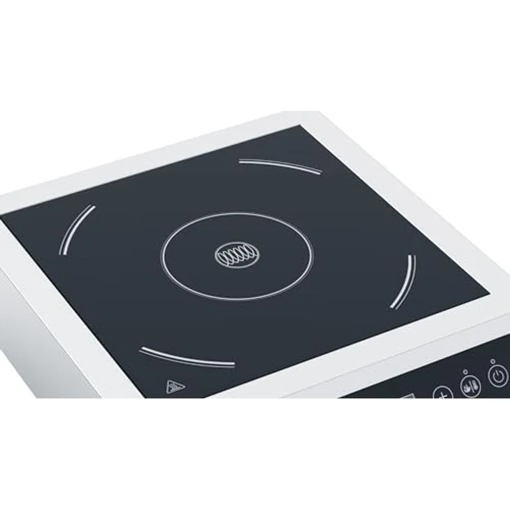 METRO Professional GIC3135 Induktionskochfeld, 3500 W, Edelstahl/Glaskeramik mit Überhitzungsschutz und abnehmbarem Fettfiltersystem, silber – Bild 3