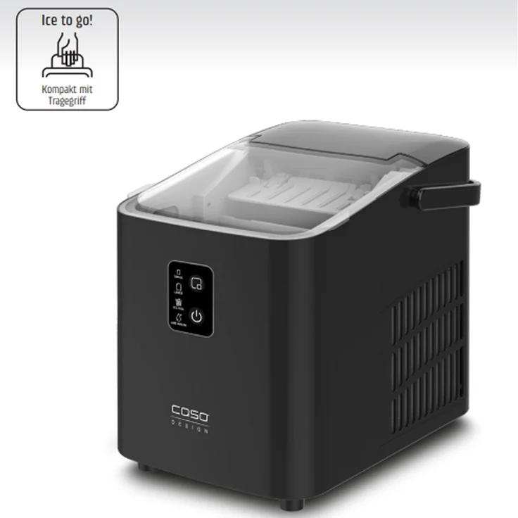 Caso Eismaschine IceChef Compact 3401, leiser Eiswürfelbereiter in modernem Design – Bild 1