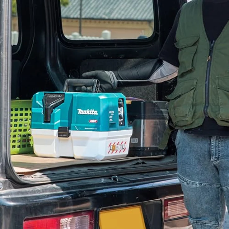 Makita VC013GLZ03 Akku-Staubsauger 40V, Nass- und Trockensauger mit bürstenlosem Motor, AWS-Funktion und 7,5 l Auffangbehälter, ideal für Baustellen – Bild 17