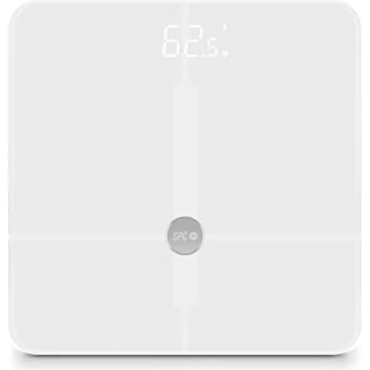 SPC Atenea Fit 2 Bluethoot Intelligente Körperwaage (kompatibel mit Android, iOS, Alexa, Google Assistant) Weiß