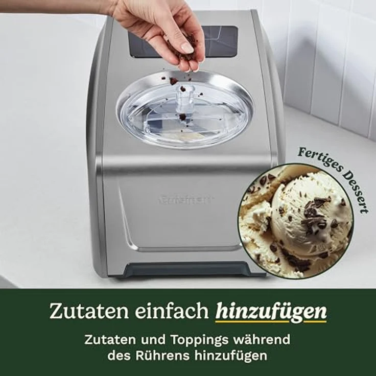 Cuisinart ProFreeze Ice Cream & Gelato Maker 1.5L, Eismaschine für Eiscreme und Sorbet, Weiss – Bild 7