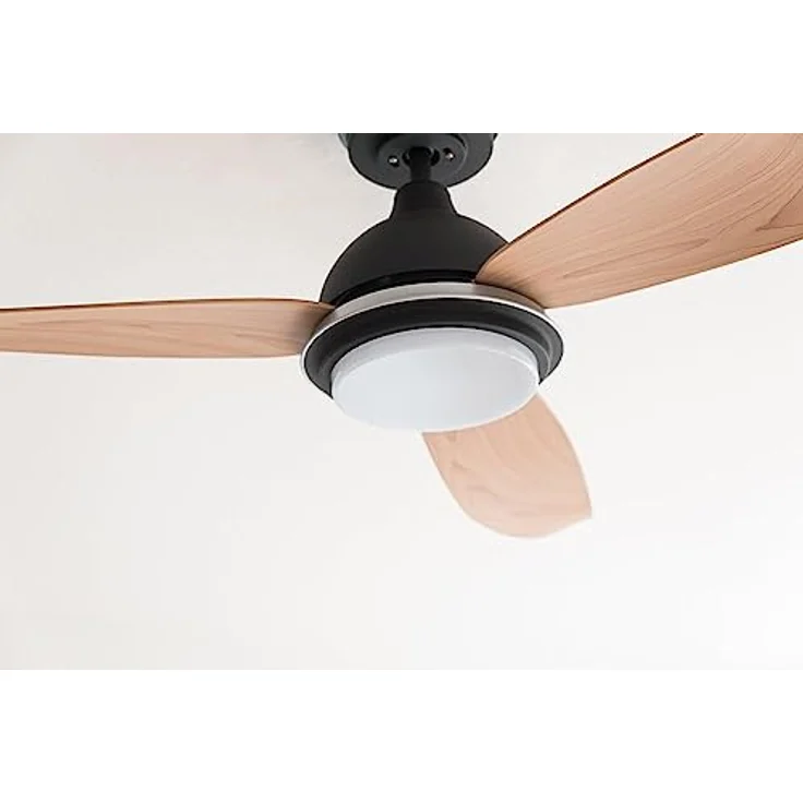 Energiespar Deckenventilator Bayu mit dimmbarer LED Beleuchtung und Fernbedienung, 122cm, sehr leise – Bild 3
