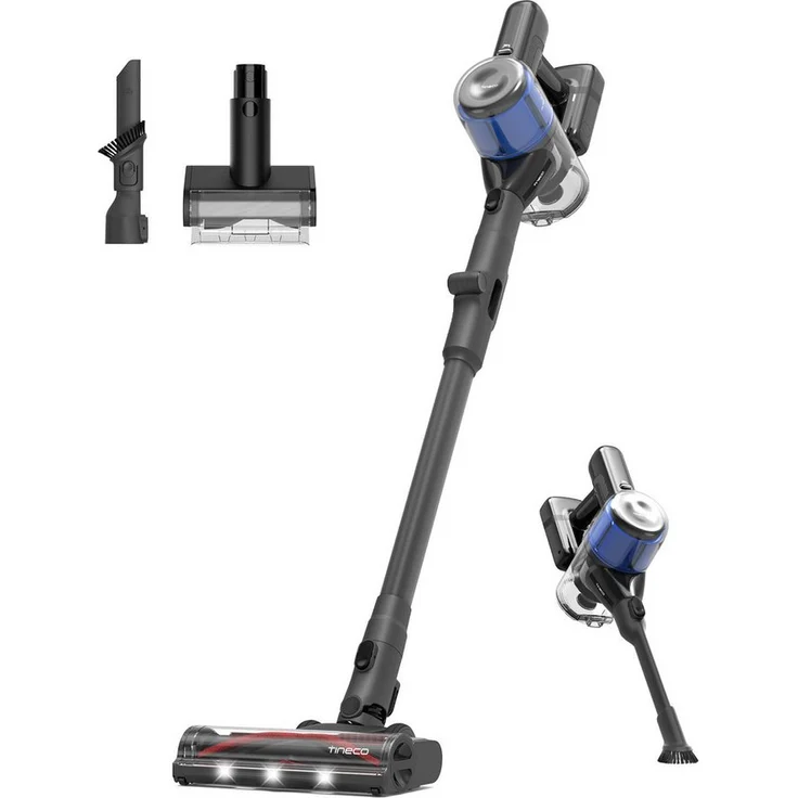 Tineco Akku-Stielstaubsauger Pure One S30 Pro, 500 W, beutellos, 200W Saugleistung, falbares Saugrohr, lange Akkulaufzeit bis 65 Minuten