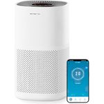 Emerio Luftreiniger AP-132325 mit HEPA 13 & Aktivkohlefilter, App-Steuerung, Nachtmodus, 4 Stufen, 99,97 % Effizienz