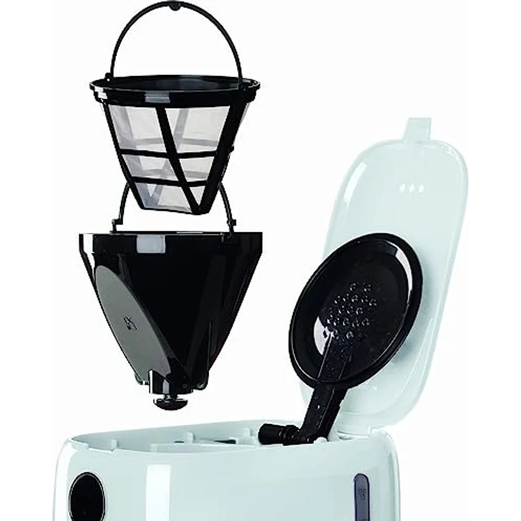 Ariete 1396 Moderne Filterkaffeemaschine, Amerikanischer Kaffee, Kapazität bis zu 15 Tassen, Heizboden, LCD-Display - Schwarz – Bild 3