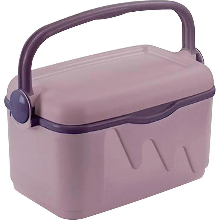 Curver Kühlbox 10 l, robuste Konstruktion mit praktischem Bügelgriff, violett