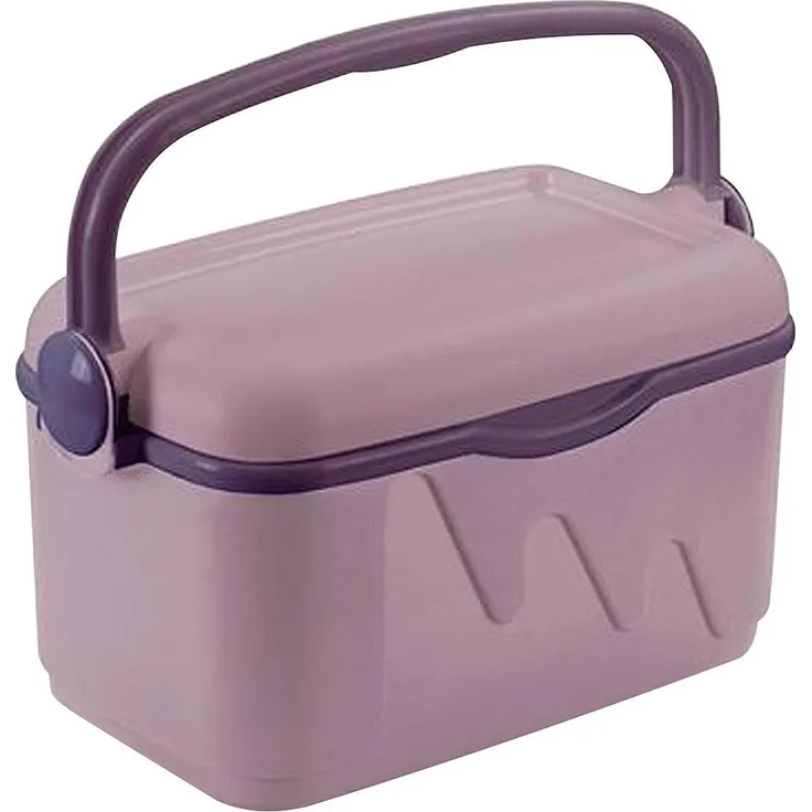 Curver Kühlbox 10 l, robuste Konstruktion mit praktischem Bügelgriff, violett