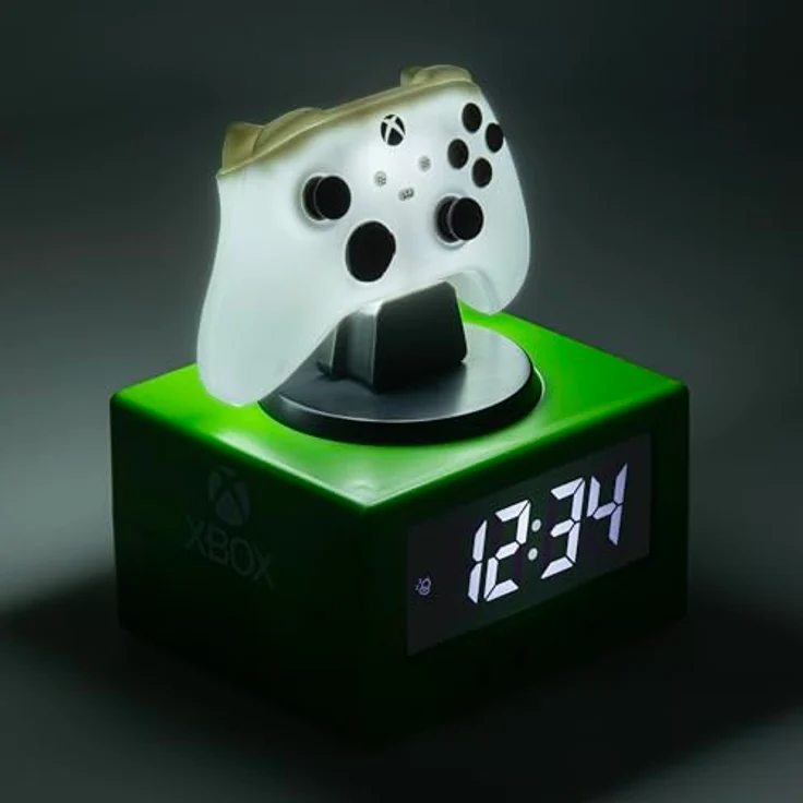 Paladone Digitaler Xbox-Controller-Wecker mit Nachtlichtfunktion, batteriebetrieben und offiziell lizenziertes Gaming-Dekor für Kinder und Erwachsene – Bild 4