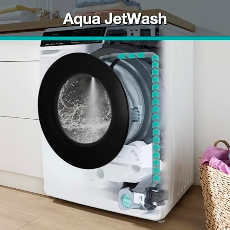 Gorenje WPNA84SATSWIFI Waschmaschine, 8 kg, 1400 U/Min, A, WiFi, Knitterschutz, Slim 46,5 cm, Weiß – Bild 8
