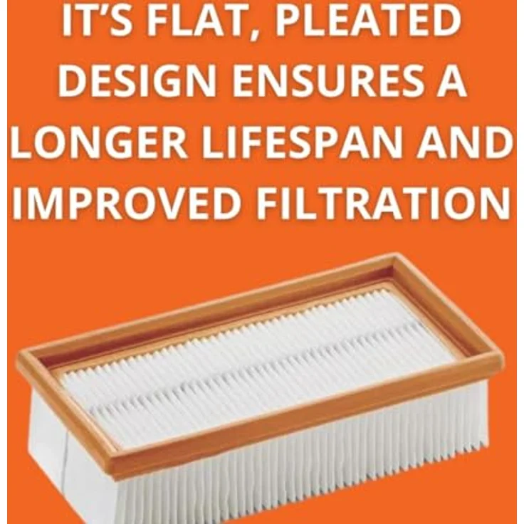 Fein Flachfaltenfilter PES, Zertifizierung Staubklasse M, hochfilternder Staubsauger-Filter – Bild 4