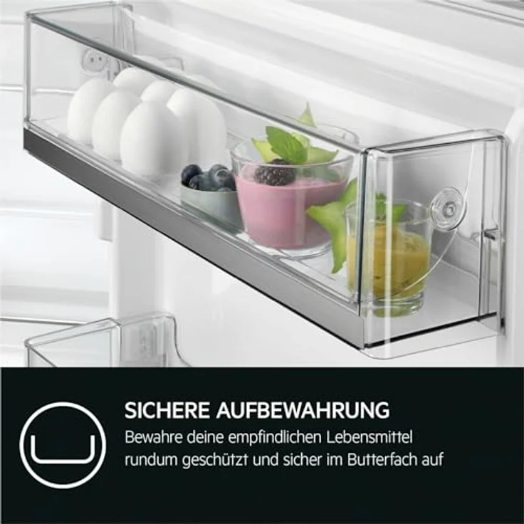 AEG OSF5O881EE Einbaukühlschrank Serie 5000, 124 Liter Gesamtnutzinhalt, 4-Sterne-Gefrierfach, LED-Beleuchtung, weiß – Bild 6