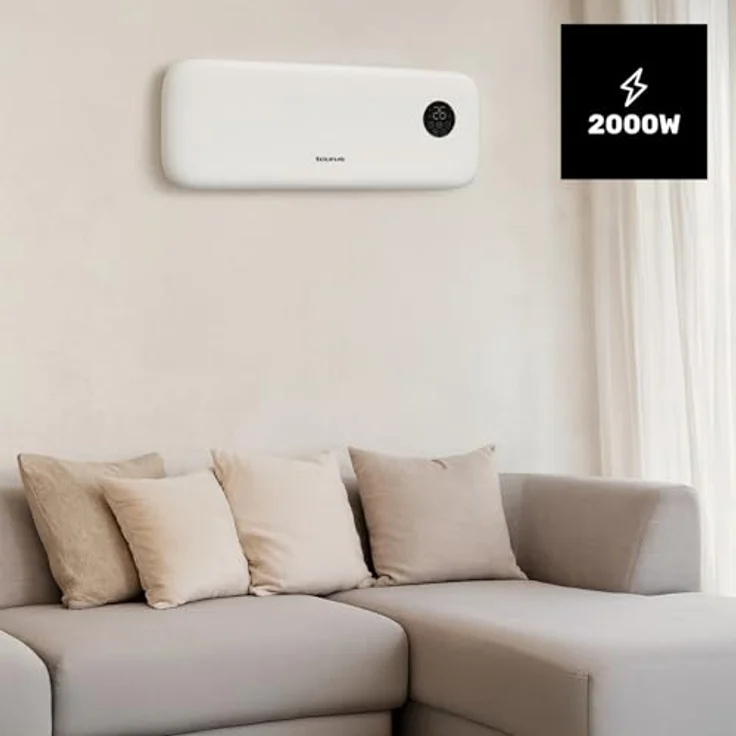 Taurus Wandheizgerät RCMB 22, 2000 W, 3 Modi, digitales Display, Fernbedienung, Überhitzungsschutz, Timer 9h, für Räume bis 20 m² – Bild 2