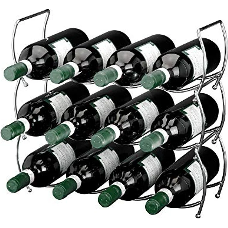 Elegantes Weinregal aus Metall. 3 Elemente im Set. – Bild 2