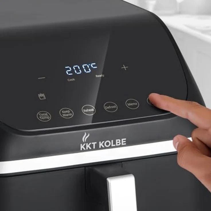 KKT KOLBE Heißluftfritteuse AF8500, 10 Programme für fettfreies Kochen, kompakt und mobil – Bild 3