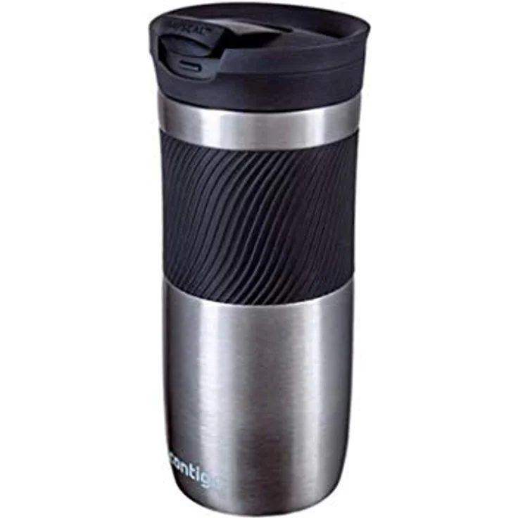 Contigo Thermobecher Byron Snapseal, Edelstahl Isolierbecher, Kaffebecher to go, auslaufsicher, spülmaschinenfester Deckel BPA-frei, 470 ml – Bild 2