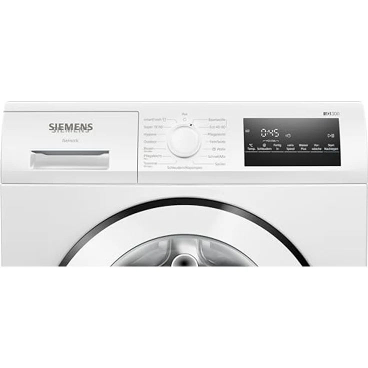 Siemens WM14N226, Freistehende Waschmaschine mit 8 kg Kapazität, Geräuschklasse A, weiß – Bild 3