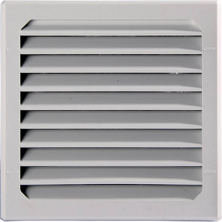 Elmeko LV 100, Belüftungsventilator mit 25 m³/h Luftdurchsatz, 12 W Leistung, lichtgrau