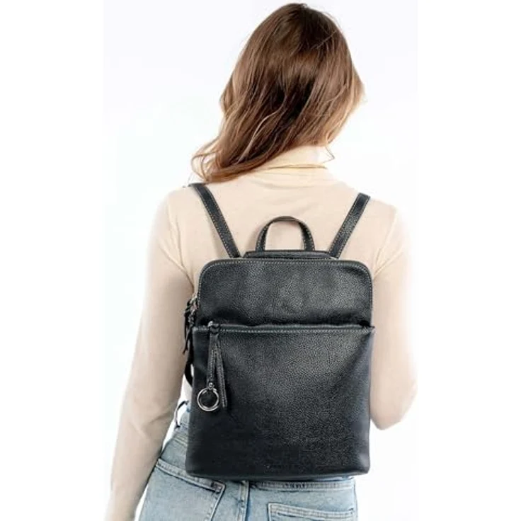 Suri Frey SFY Debby City Rucksack, 30 cm, blau, 100% Polyurethan, 29 cm x 11 cm x 30 cm – Bild 3