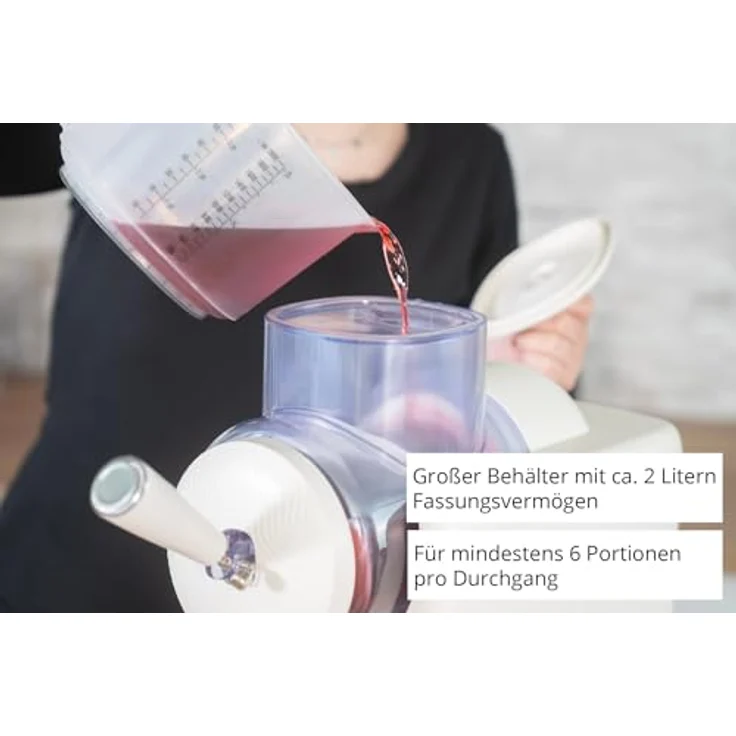 Unold 48950 Slush- und Softeismaschine mit Kompressor, 2L, 5 Programme für Slushies, Softeis, Frozen Cocktails, Milchshakes, spülmaschinengeeigneter Behälter, klimafreundliches Kältemittel R290 – Bild 5