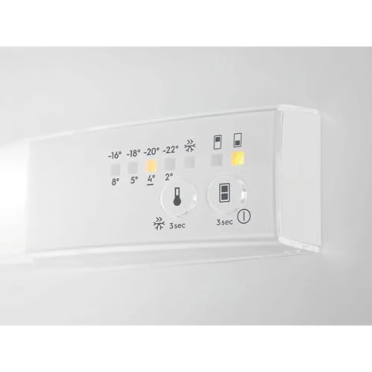 AEG OSD5S141ES 5000 ColdSense Kühl-Gefrierkombination, 1446mm, 218L, LowFrost, Schlepptür, Weiß – Bild 2