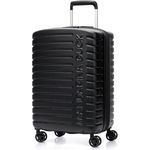 Mandarina Duck Flyduck Kabinentrolley 55 cm, 4 Rollen, erweiterbar, schwarz, 100% Polycarbonat