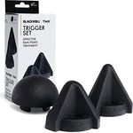 Blackroll Faszientool-Set Trigger, Massagegerät mit spitzem Aufsatz, schwarz