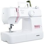 Medion® Freiarm-Nähmaschine MD 11179, 12 Stichmuster, 4 Schritte Knopfloch, LED Nählicht, Integrierter Fadenschneider, Weiß