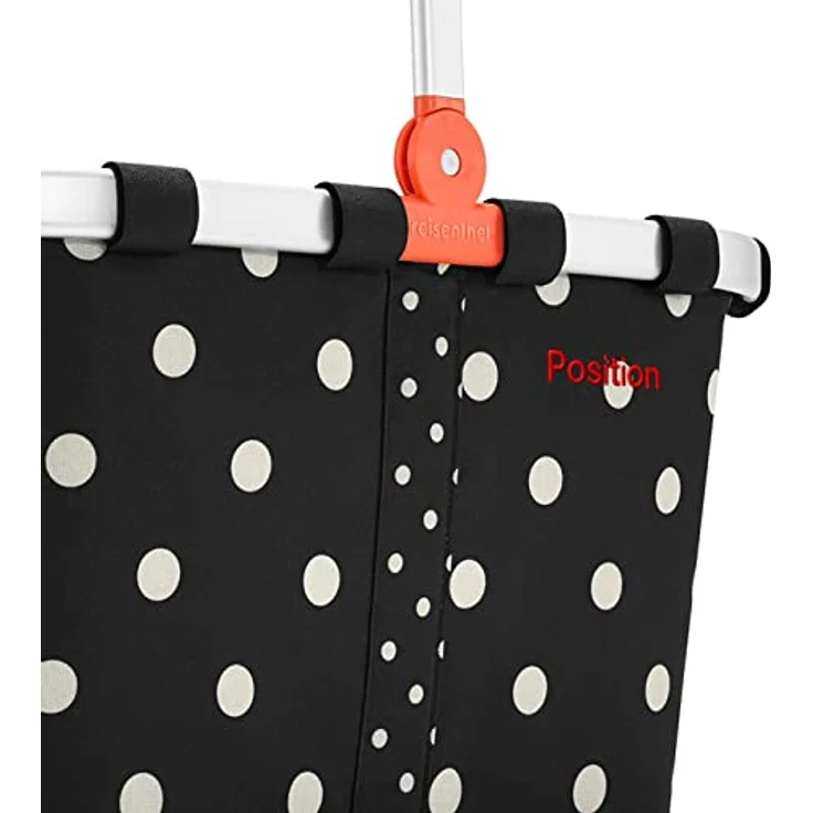 reisenthel carrybag Mixed Dots, stabiler Einkaufskorb mit 22 l Volumen, wasserabweisendem Design und praktischer Innentasche – Bild 3