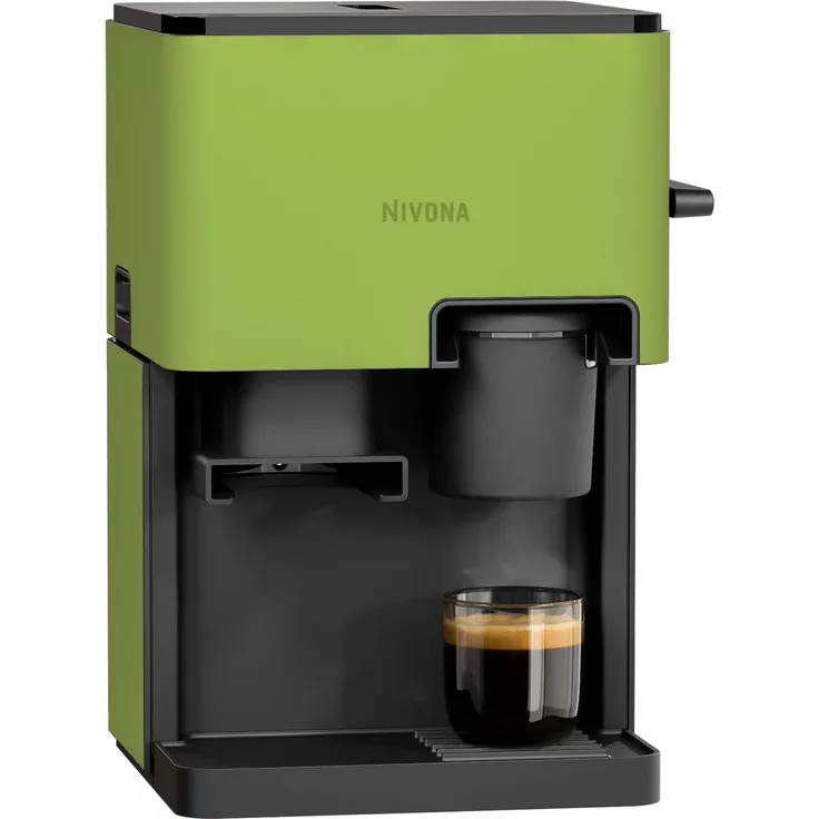 Nivona CUBE 4 Color-Edition, Kaffeevollautomat mit 5 Getränkerezepten, Kegelmahlwerk und Touchdisplay, Kleegrün