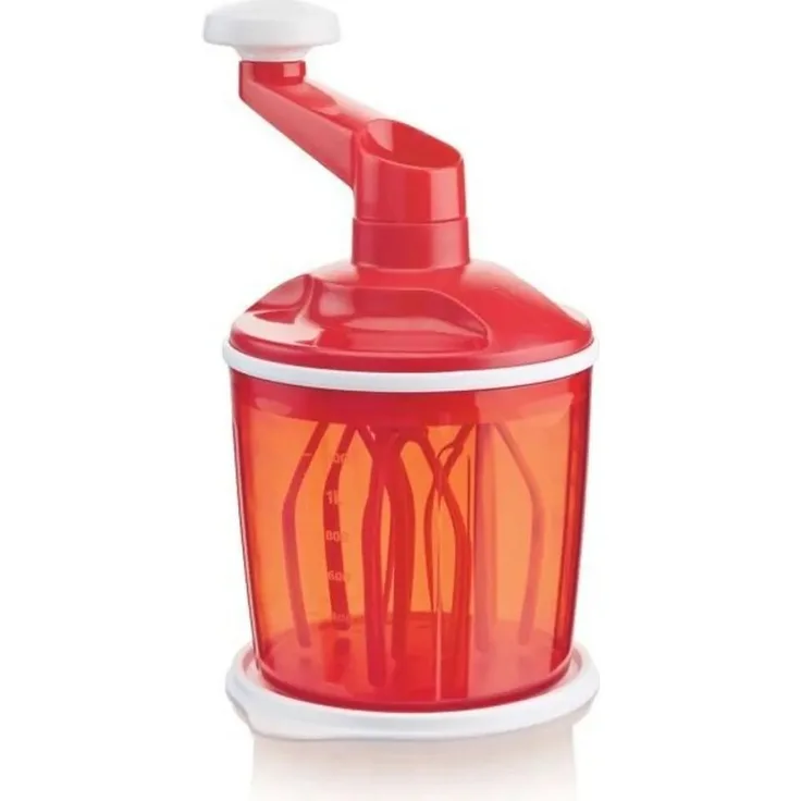 TUPPERWARE Handmixer Tupperware Speedy-Chef, Transparenter Boden, 1.2 l Fassungsvermögen, Spülmaschinenfest