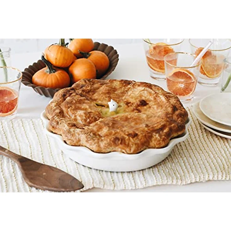 LE CREUSET Pie-Form ofenrot, 23 cm, aus hochwertigem Steinzeug, spülmaschinen- und mikrowellengeeignet – Bild 2