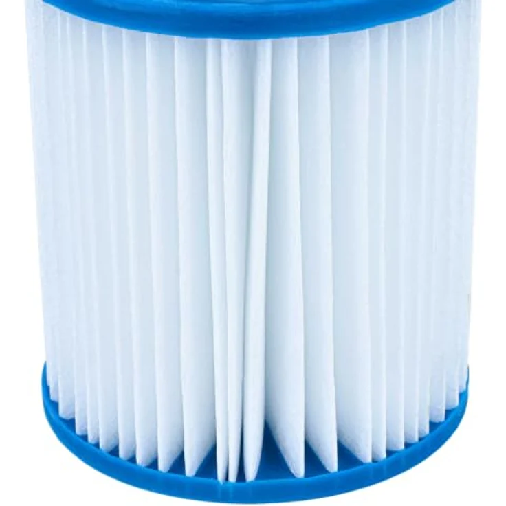 vhbw Filterkartusche kompatibel mit Intex 28201EH, 28602, 28601, 28601EG, Wasserfilter mit hoher Filterfeinheit, Blau Weiß – Bild 5
