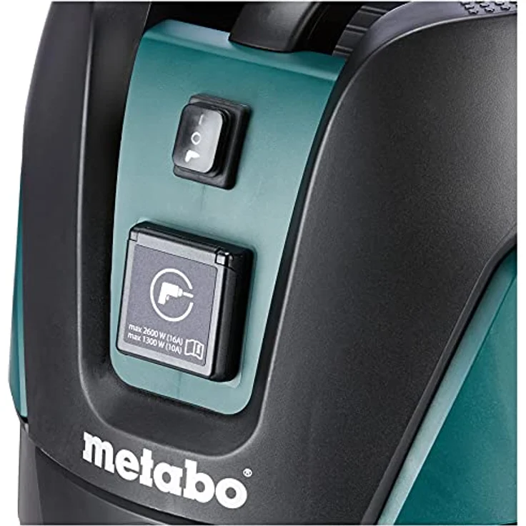 Metabo Allessauger / Nass Trockensauger mit Steckdose ASA 25 L PC (602014000) Industriesauger mit starker Saugleistung, 7.5m Kabel, inkl. Düsen-Set – Bild 2