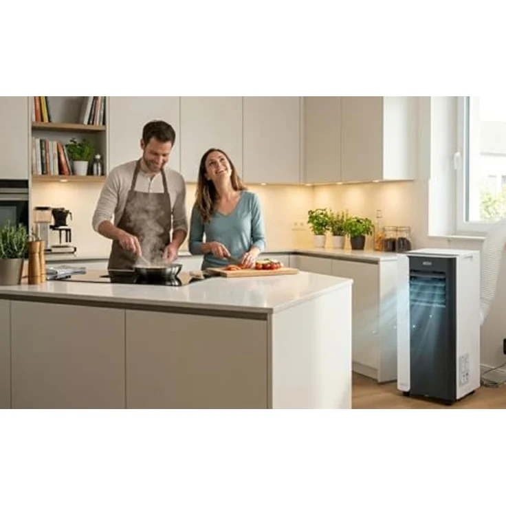 WDH WDH-AC016, Klimagerät mit 9.000 BTU/h Kühlleistung, App-Steuerung, für Räume bis 18m² – Bild 8