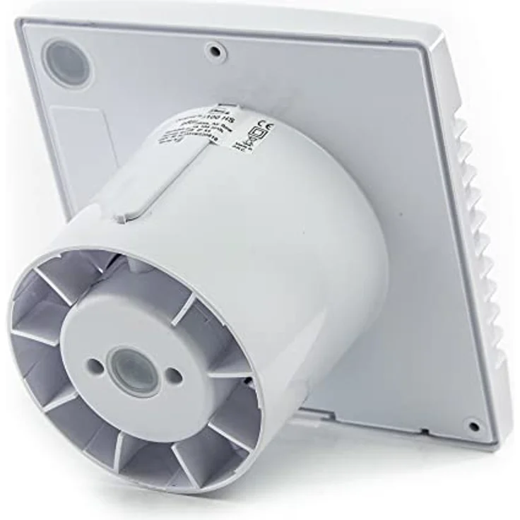 Europart Air Roxy pRim150TS, Belüftungsventilator 150 mm weiss mit Timer für Badezimmer und Toiletten – Bild 2
