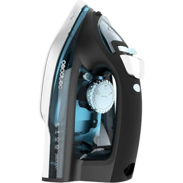 Cecotec IronHero 2600 Force, Horizontalbügeleisen mit 2600 W, Power Steam Technologie, Extra-Dampfstoß 210 g/min, Turbo Slide Sohle, Anti-Tropf-System, Cyclo Clean, Antikalkfilter – Bild 2
