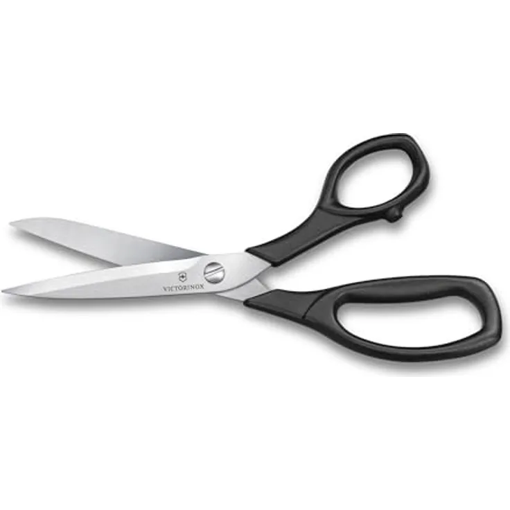 Victorinox Mehrzweck-Haushaltsschere, Universalschere, Länge: 23 cm, Extra Scharf, Rostfreie Stahlklingen, Schwarz