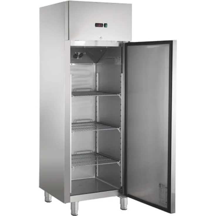 GastroHero Kühlschrank SNACKH400TN, Gewerbekühlschrank Edelstahl, 429 Liter, -2°C bis +8°C, 21 Einschübe, LED-Innenbeleuchtung – Bild 2