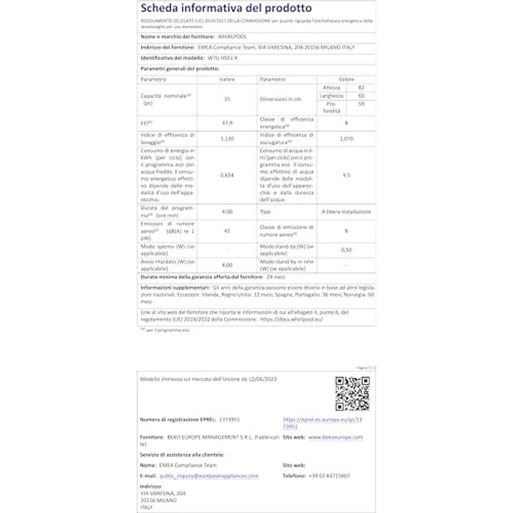 Bauknecht B7U HS51 X, Unterbau-Geschirrspüler 60 cm mit MaxiSpace-Innenraum und PowerClean Pro Technologie – Bild 32
