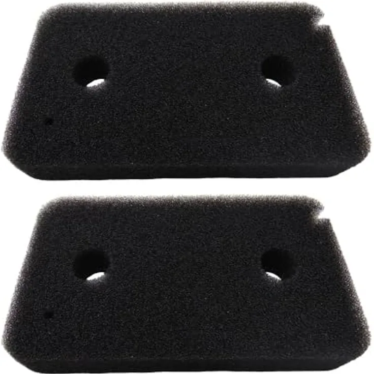 Trade-Shop 2x Schwammfilter Schaumfilter für Miele Wäschetrockner, schwarz, hohe Luftdurchlässigkeit, passend für PT5135C, PT5137WP, T7953WP und weitere Modelle