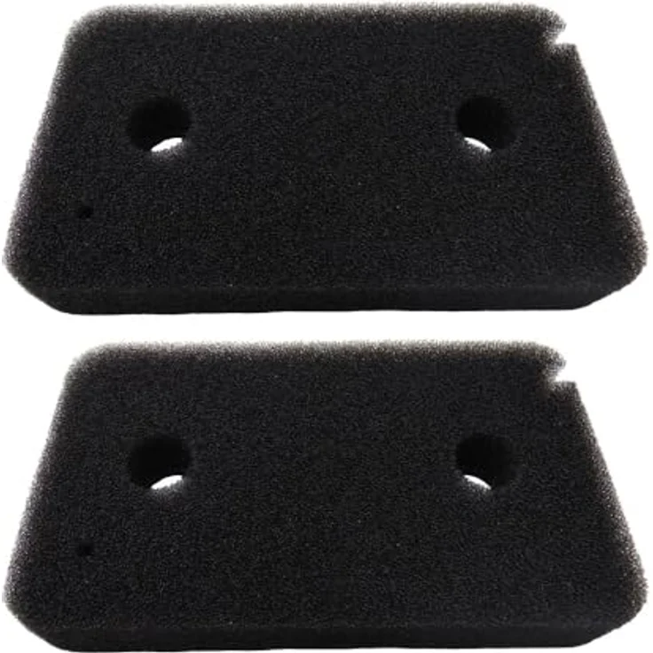 Trade-Shop 2x Schwammfilter Schaumfilter für Miele Wäschetrockner, schwarz, hohe Luftdurchlässigkeit, passend für PT5135C, PT5137WP, T7953WP und weitere Modelle – Bild 1