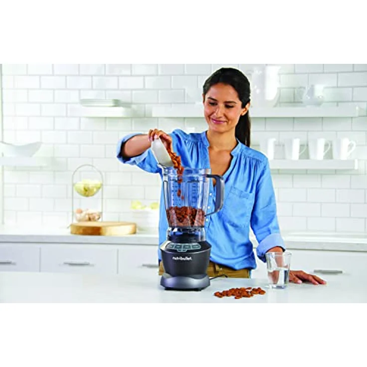 nutribullet Standmixer, Elektrischer Mixer, Multifunktionszerkleinerer,1.200 Watt Leistung, 1,8 L BPA-freier Krug, 2 Geschwindigkeiten,Pulsfunktion, geeignet für heiße Zutaten, NBF400DG – Bild 5