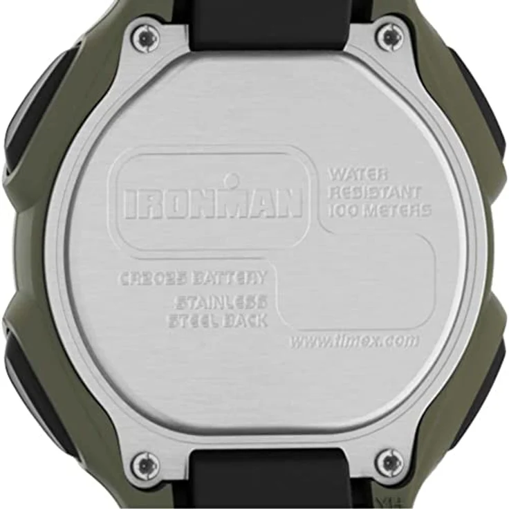 Timex Ironman Classic 38mm, Digitaluhr mit Stoppuhr, Timer und Alarm, schwarzes Kunststoffband – Bild 5