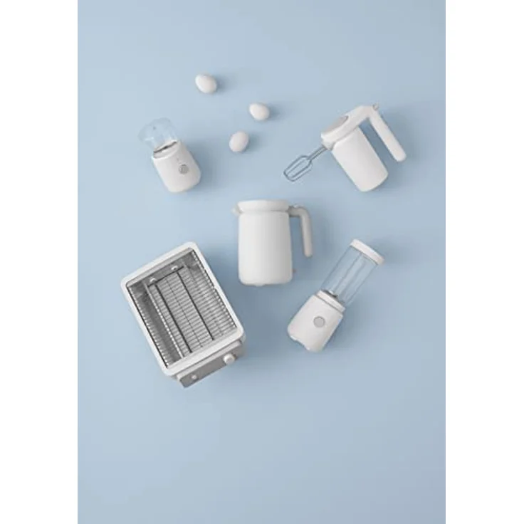RIG-TIG Wasserkocher FOODIE - Schneller, energieeffizienter, elektrischer Kocher - Wasserkessel/Kaffeekanne/Teekanne - Mit Abschaltautomatik, herausnehmbarem Kalkfilter - 1500 W, 1 Liter, Weiß – Bild 3