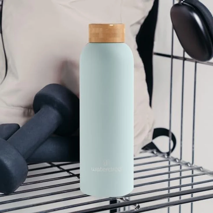 waterdrop® Edelstahl Trinkflasche 600ml, doppelwandige Thermosflasche auslaufsicher, BPA-frei, für heiße & kalte Getränke, ideal für Büro & Fitness – Bild 5