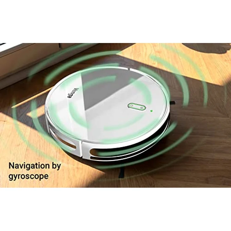 Venga! Saugroboter mit Wischfunktion, Gyroskop-Navigation und App, Weiß, VG RVC 3001 WH, 31.7 x 7.3 cm – Bild 2